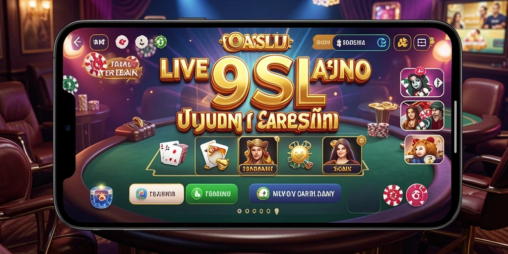 Screenshot gameplay Live Casino yang mendebarkan dari 99SL.