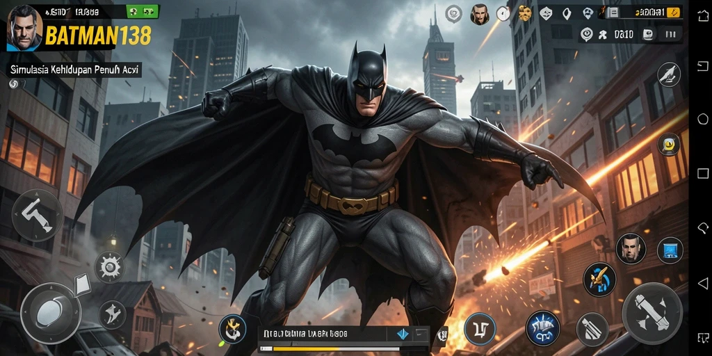 Tampilan gameplay menegangkan di BATMAN138 dengan aksi seru.