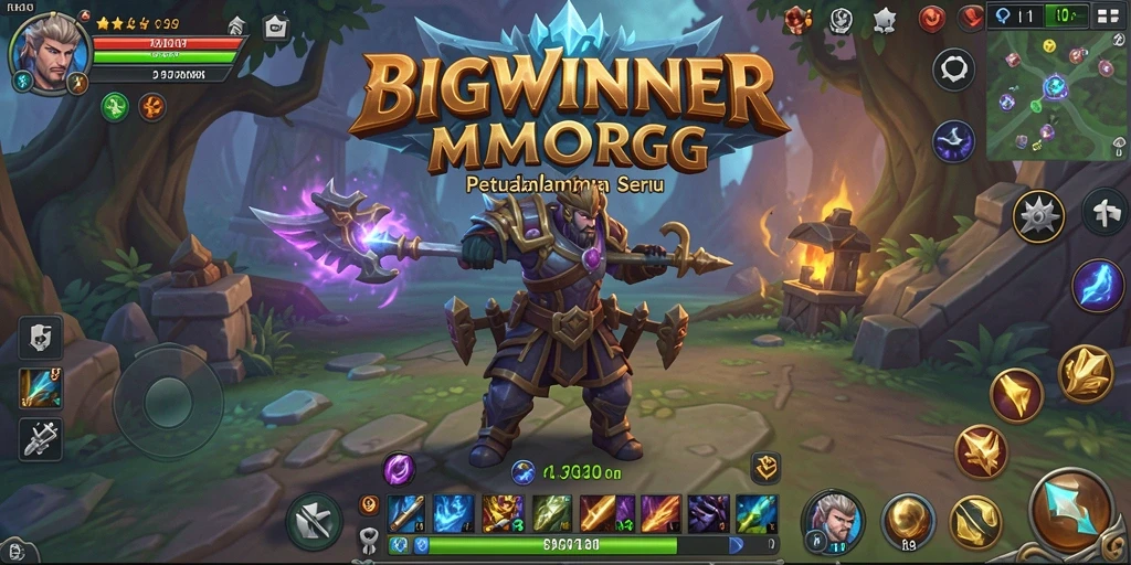Tampilan gameplay seru di dunia MMORPG BIGWINNER.