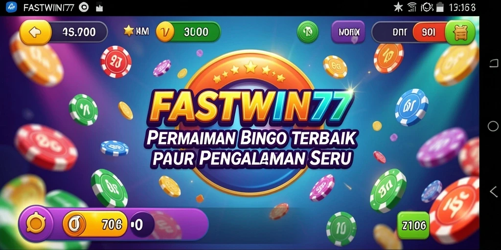 Tampilan gameplay yang seru di FASTWIN77 Bingo.