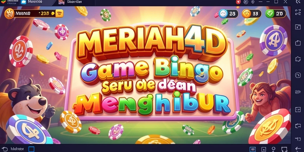 Tampilan gameplay seru dalam MERIAH4D yang penuh warna.