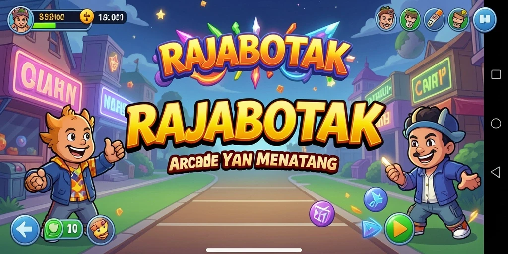 Tampilan gameplay menarik dari RAJABOTAK yang penuh aksi.