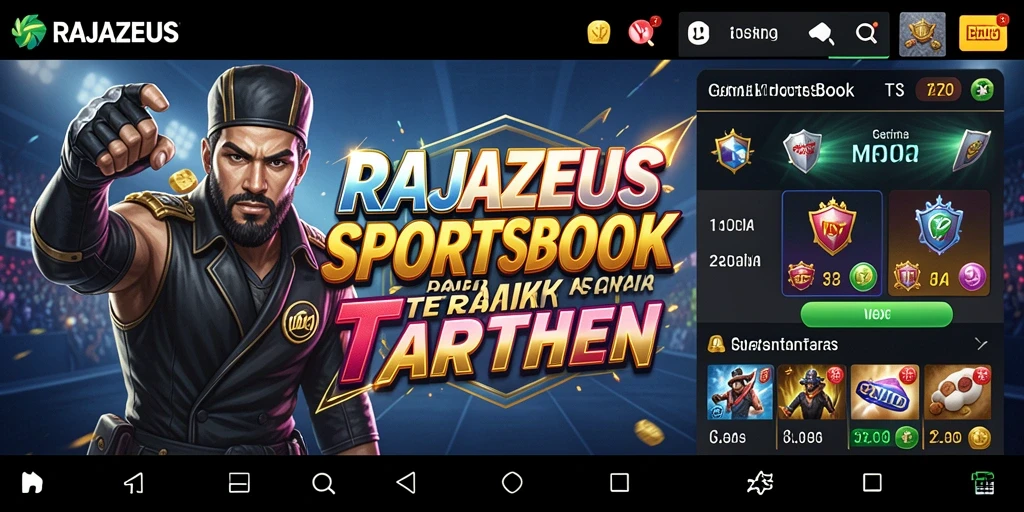 Screenshot gameplay RAJAZEUS yang menarik saat taruhan olahraga.