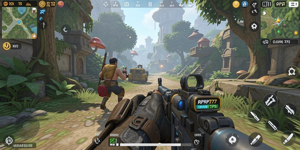 Tampilan gameplay RPRP777 dengan aksi seru dan grafis menawan.