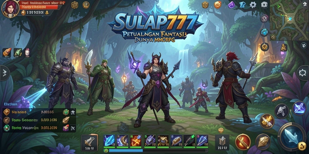Gameplay SULAP777: petualangan sihir dalam dunia MMORPG yang luas.