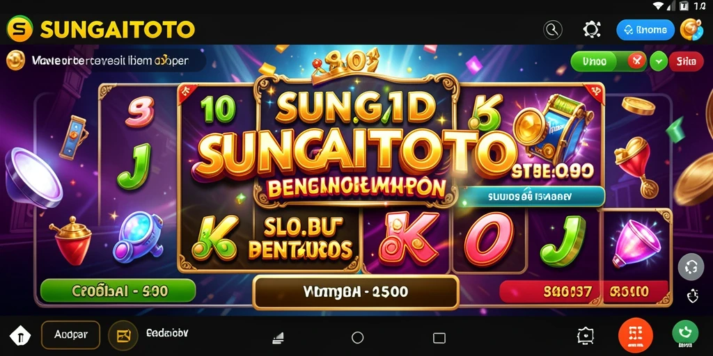 Tampilan gameplay menarik dari SUNGAITOTO yang penuh warna.