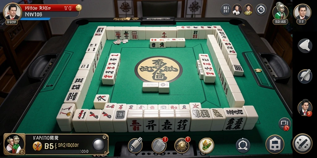 Tampilan gameplay Mahjong yang seru dan menantang di VW108.
